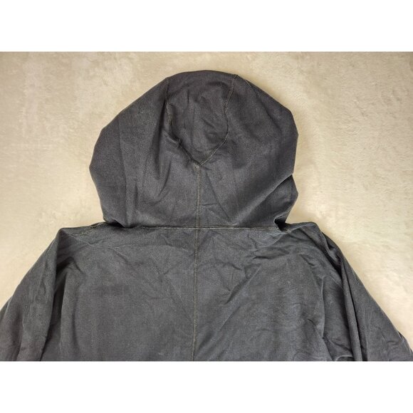 Lululemon Athletica Flashback Pullover Hoodie Sweatshirt Black Oversized Size 6 - Picture 5 of 10